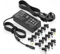 90W Universal Laptop Charger Compatible with HP Lenovo Dell Acer Asus Toshiba Geteway Samsung IBM Fujitsu Notebook Ultrabook Chromebook Computer Charger AC Adapter Power Cord with 16 Tips