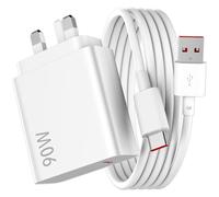 90W USB Plug HyperCharge/Turbo Charger for Xiaomi 15 14 POCO X7 F7 F6 Pro Fast Charger Plug Power Adapter w/6A Type C Turbo Charging Cable 1M for Redmi Note 14 13 12 11 Pro POCO M7 M6 X5 X4 X3 Pad 7 6
