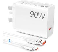 90W USB Plug Turbo Charger for Redmi Note 14 13 12 Pro 11 14C, Fast Charger Plug with Type C Turbo Charging Cable 2M,USB Plug Power Adapter for Xiaomi 15 14 13 Ultra POCO F6 X7 Pro