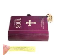 90x Bible Scripture Cards - 12x7x4cm Prayer Cards, Bible Verse Card, Color-Coded Verses With Wooden Box, Religious Prayer Card For Reflection Emotion Feeling Decoration Graduation Men Women