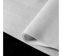 90x100 Cm Fusible Interfacing Fabric for Sewing, Thick Iron-On Fusible Fleece Interface Medium Weight One-Sided Iron on Interfacing Fabric for Sewing Quilting Iron-On Apparels Crafting, White