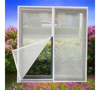 90x125cm Fly Screen Mosquito Net for Window, Insect Mesh Window Screen DIY Size Universal Transparent Washable Insect Netting - Mosquito & Bug Protection