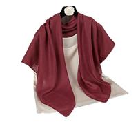 90x90cm Lightweight Square Scarf - Breathable Cotton Linen Blend for Women, Versatile Head Wrap Accessory(G)