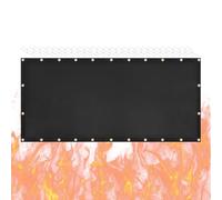91.5 x 305 cm Fireproof Thermal Panel for BarbecueWallMounted Heat Shield for Wood StoveOutdoor Camping & BBQ Back Wall Protect& HeatResistant
