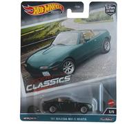 Hot Wheels 91 Mazda MX-5 Miata Modern Classics Car Culture 5/5 Green HKC68