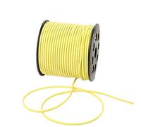 91 Meters Faux Suede Lace String Soft Beading Cord Thread Velvet Ribbons for Bracelet Necklace Bohe Headress Jewelry Making Dream Catchers Gift Wrapping Supplies(Yellow)