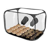 91 x 59 x 58 cm Mushroom Breeding Box, Mushroom Still Air Box, Mushroom Nursing Air Box, Foldable Growing Containers, Mushroom Growing Bags, Transparent Plant Bag Mushroom Tent - Pop-Up Design, Grow