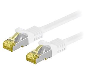 91090 patch cord RJ45 connector, both sides S/FTP 6a line Cu LSZH Goobay