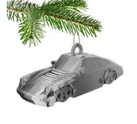 911 Christmas Tree Bauble Decoration Ornament For Christmas Xmas Noel (Silver)