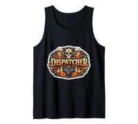 911 Dispatcher Day of The Dead Día De Los Muertos Mexican Tank Top
