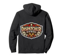 911 Dispatcher Day Of The Dead Mexican Día De Los Muertos Pullover Hoodie