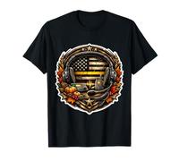 911 Dispatcher First Responder Thin Yellow Line Flag Fall T-Shirt