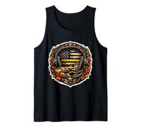 911 Dispatcher First Responder Thin Yellow Line Flag Fall Tank Top