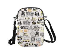 911 Dispatcher Gift Dispatcher Quote Canvas Makeup Bag with Zipper for Coworker (Dispatcher Cr EU)