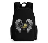 911 Dispatcher Heart Casual Backpack Lightweight Laptop Travel Bag
