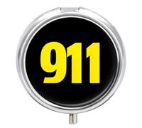 911 Dispatcher Pill Case 3 Compartment Pillbox