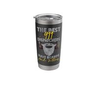 911 Dispatcher Thin Gold Yellow Line Beard Tattoo The Best Stainless Steel Insulated Tumbler