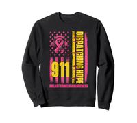 911 Dispatching Hope - Breast Cancer Awareness Dispatcher Sweatshirt