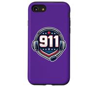 911 Emergency Dispatcher First Responder Headset Head Set Case for iPhone SE (2020) / 7/8