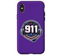 911 Emergency Dispatcher First Responder Headset Head Set Case for iPhone X/XS