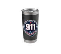 911 Emergency Dispatcher First Responder Headset Head Set Stainless Steel Insulated Tumbler