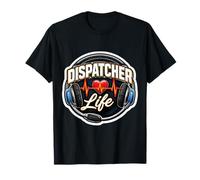 911 Emergency Dispatcher Life First Responder Heartbeat Fun T-Shirt