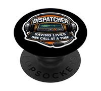 911 Emergency Dispatcher Saving Lives One Call At A Time PopSockets Adhesive PopGrip