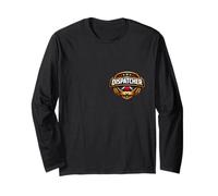 911 Emergency Dispatcher Transportation Service Railroad Long Sleeve T-Shirt