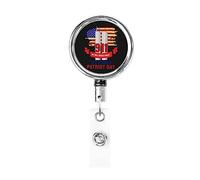 911 September 11th We Will Never Forget Retractable Badge Holder Reel Clip Id Card Holder forNurse Student Office Worker
