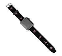 911 Vintage USA Flag Heartbeat EKG Watch Band Leather Replacement Watch Strap Bands for Men Women Sports