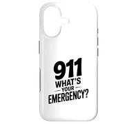 911 What's Your Emergency Funny First Responder Humor Case for iPhone 17