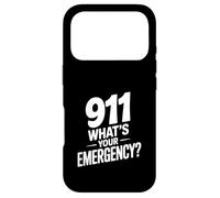 911 What's Your Emergency Funny First Responder Humor Case for iPhone 17 Pro
