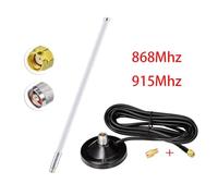 915MHz Antenna Kit for Helium Hotspot Miner, 5.8dBi Gain, 32cm Length, N-Type Male Connector, for 3M Cable with Magnetic Base, for LoRa 868MHz IoT, Nebra and Bobcat