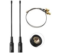 915MHz LoRa Gateway Antenna Omni 5dbi Gain SMA Male for ESP32 LoRa OLED Board + 15cm IPEX Extension Cable 2 Pcs