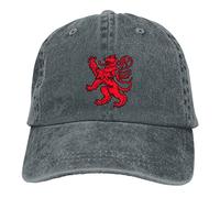 917 Baseball Cap Lion Rampant Scottish Flag Symbol Scotland Trucker Hat Vintage Sun Cap Adjustable Casquette Hat for Hiking Hunting Running