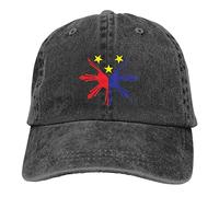 917 Baseball Cap Stars and Sun Filipino Philippines Flag Baseball Hat Breathable Sun Cap Fashion Casquette Hat for Camping Running Hunting