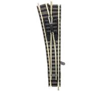 9170 Fleischmann Left Manual Switch with Ballast 111 mm - N Scale