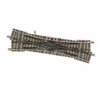 9185 Fleischmann Scale N Double English Manual Switch Right with Ballast