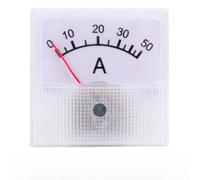 91C16 Analog DC Ammeter Mechanical Pointer Type | Plastic Housing, Heat-Resistant, Copper Terminals for Industrial Mining Power Panels(50A)