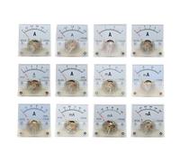 91C4-A Current Meter Gauge Analog Ammeter 1A2A3A5A 10A 15A 20mA 30mA 50mA 45 * 45mm(50mA)