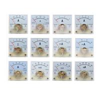91C4-A-mA DC Pointer Type Ammeter 1A-500A Analog Mechanics Plate Table 1Pcs(200A)
