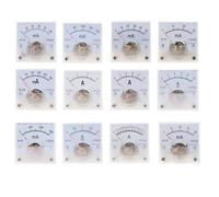 91C4 Ammeter Analog 1A 2A 3A 5A 10A 20A 30A 50A 100A 200A 300A 500A Panel Mechanical Pointer Type Amper Meter Current Meter(0-100mA)