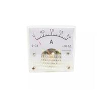 91C4 Ammeter DC Analog 1A 2A 3A 5A 10A 20A 30A 50A 100A 200A 300A 500A Panel Mechanical Pointer 1Pcs(0-20mA)