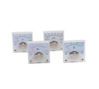 91C4 Ammeter DC Analog 1A 2A 3A 5A 10A 20A 30A 50A 100A 200A 300A 500A Panel Mechanical Pointer Type Amper Meter Current Meter(30A)