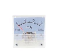 91C4 Ammeter DC Analog 1A 2A 3A 5A 10A 20A 30A 50A 100A 200A 300A 500A Panel Mechanical Pointer Type Amper Meter Current Meter(91C4- MA,1)