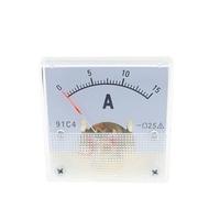 91C4 Ammeter DC Analog 1A 2A 3A 5A 10A 20A 30A 50A 100A 200A 300A 500A Panel Mechanical Pointer Type Amper Meter Current Meter(91C4- V,1)