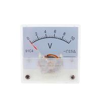 91C4 Ammeter DC Analog 1A 2A 3A 5A 10A 20A 30A 50A 100A 200A 300A 500A Panel Mechanical Pointer Type Amper Meter Current Meter(91C4- V,100)