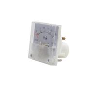 91C4 Ammeter DC Analog Current Meter Panel Mechanical Pointer Type 1/5/10/20/30/50/100/200/300mA Milliammeter(30mA)