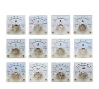 91C4 ammeter milliampere meter Pointer type 30mA50mA500mA1A2A3A5A10A20A 45 * 45mm(0-50mA)