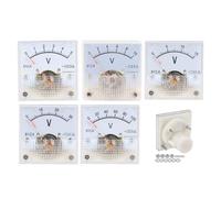 91C4 DC Voltmeter Analog Panel Voltage Meter Mechanical Pointer Type 1-250V 1Pcs(30V)